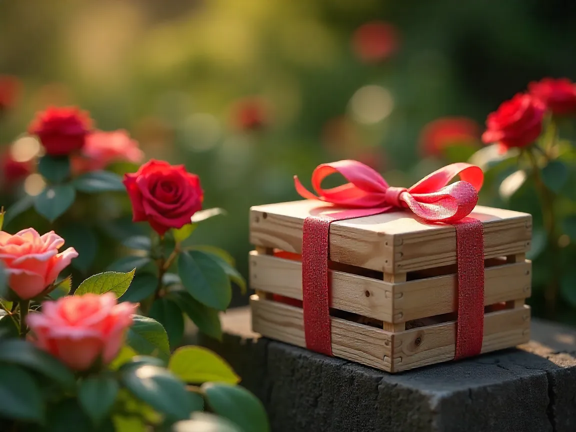 Vakker hage som gave